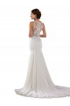Sleeveless Sweetheart Lace & Stretch Crepe Mermaid Modern Wedding Dress Brighton