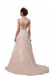 Sleeveless Sweetheart Tulle & Lace A-Line Wedding Dress Brighton