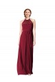 Sleeveless Halter Neck Chiffon A-Line Evening Gowns / Bridesmaid Dresses Brighton