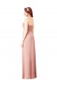 Sleeveless Bliss Pink Sweetheart Soft Chiffon A-Line Bridesmaid Dress Brighton
