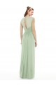 Cap Sleeves Sweetheart Soft Chiffon A-Line Formal Dress / Bridesmaid Dress Brighton