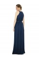 Sleeveless High Neck Soft Chiffon A-Line Bridesmaid Dress / Formal Dress Brighton