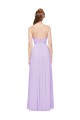 Sleeveless Lilac Sweetheart Soft Chiffon A-Line Evening Dress / Bridesmaid Dress Brighton