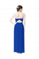Sleeveless Sweetheart Open Back Soft Chiffon Sheath Bridesmaid Dress Brighton