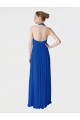Sleeveless Halter Neck Soft Chiffon A-Line Evening Dress / Bridesmaid Dress Brighton