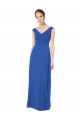 Sleeveless Off the Shoulder Open Back Soft Chiffon A-Line Bridesmaid Dresses Brighton
