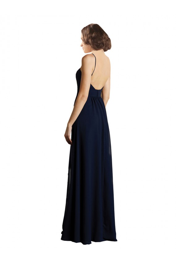 Sleeveless V-Neck Chiffon A-Line Bridesmaid Dress & Gowns Brighton