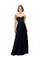 Sleeveless Sweetheart Soft Chiffon Sheath Bridesmaid Dress / Formal Dress Brighton