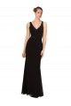 Sleeveless V-Neck Soft Chiffon Sheath Bridesmaid Gown Brighton