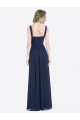 Sleeveless V-Neck Low Back Soft Chiffon A-Line Evening Gowns / Bridesmaid Dress Brighton
