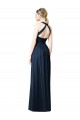 Sleeveless Halter Neck Open Back Chiffon A-Line Bridesmaid Dresses Brighton