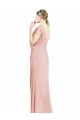 Cap Sleeves Boat Neck Soft Chiffon Mermaid Formal Dress / Bridesmaid Dress Brighton