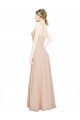 Sleeveless V-Neck Luxe Chiffon A-Line Bridesmaid Dress / Evening Dress Brighton