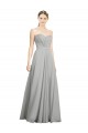 Sleeveless Sweetheart Open Back Soft Chiffon A-Line Bridesmaid Dresses Brighton