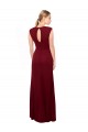 Sleeveless V-Neck Keyhole Back Soft Chiffon Mermaid Prom Dress / Bridesmaid Dress Brighton