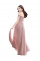 Cap Sleeves Off the Shoulder Soft Chiffon & Lace A-Line Bridesmaid Dress Brighton