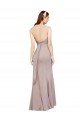Sleeveless Black Off the Shoulder Soft Chiffon Mermaid Prom Dress / Bridesmaid Dress Brighton