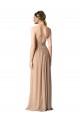 Sleeveless Halter Neck Open Back Soft Chiffon A-Line Bridesmaid Dress / Formal Dress Brighton