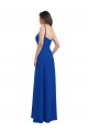 Sleeveless One Shoulder Low Back Soft Chiffon A-Line Bridesmaid Dress Brighton