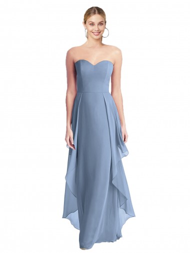 Sleeveless Sweetheart Chiffon A-Line Formal Dress / Bridesmaid Dress Brighton