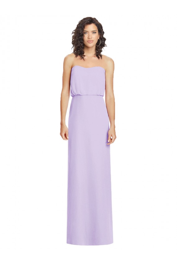 Sleeveless Sweetheart Low Back Soft Chiffon A-Line Formal Dress / Bridesmaid Dress Brighton