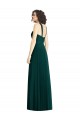 Sleeveless Ever Green Halter Neck Soft Chiffon A-Line Bridesmaid Dress Brighton
