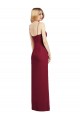 Sleeveless Spaghetti Straps Soft Chiffon Trumpet Formal Dress / Bridesmaid Dress Brighton
