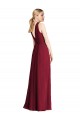 Sleeveless Halter Neck V-Back Soft Chiffon A-Line Bridesmaid Dress Brighton