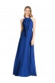 Sleeveless Halter Neck V-Back Soft Chiffon A-Line Bridesmaid Dress Brighton