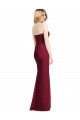 Sleeveless Hunter Sweetheart Soft Chiffon Trumpet Bridesmaid Dress Brighton
