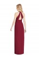 Sleeveless Halter Neck Soft Chiffon Trumpet Formal Evening Gown / Bridesmaid Dress Brighton
