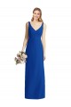 Sleeveless Royal Blue Sweetheart Soft Chiffon Mermaid Bridesmaid Dress Brighton