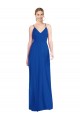 Sleeveless Spaghetti Straps Criss Cross Back Soft Chiffon A-Line Formal Dress / Bridesmaid Dress Brighton