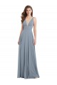 Sleeveless V-Neck V-Back Chiffon A-Line Bridesmaid Dress / Evening Gowns Brighton