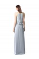 Sleeveless Halter Neck Soft Chiffon A-Line Bridesmaid Dresses Brighton