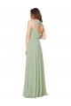 Sleeveless Sweetheart Open Back Soft Chiffon A-Line Formal Dress / Bridesmaid Dress Brighton