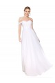 Sleeveless Off the Shoulder Soft Chiffon A-Line Formal Evening Gown / Prom Dress / Bridesmaid Dress Brighton