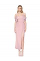 Cold Shoulder Off the Shoulder Soft Chiffon Mermaid Formal Evening Gown / Prom Dress / Bridesmaid Dress Brighton