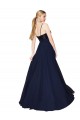 Sleeveless Spaghetti Straps Soft Chiffon & Sequin A-Line Semi Formal Evening Dress / Prom Dress / Bridesmaid Dress Brighton