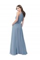 Sleeveless Halter Neck Chiffon A-Line Bridesmaid Formal Dress Brighton