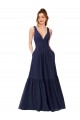 Sleeveless V-Neck V-Back Chiffon A-Line Evening Gowns / Bridesmaid Dress Brighton