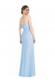 Sleeveless Strapless Low Back Soft Chiffon Trumpet Black Tie Evening Gown / Bridesmaid Dress Brighton