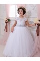 Cap Sleeves Sweetheart Tulle & Lace Ball Gown Flower Girl Dresses Brighton