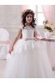 Sleeveless Ivory Sweetheart Tulle & Lace Ball Gown Flower Girl Dresses Brighton