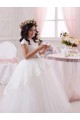 Sleeveless Ivory Sweetheart Tulle & Lace Ball Gown Flower Girl Dresses Brighton