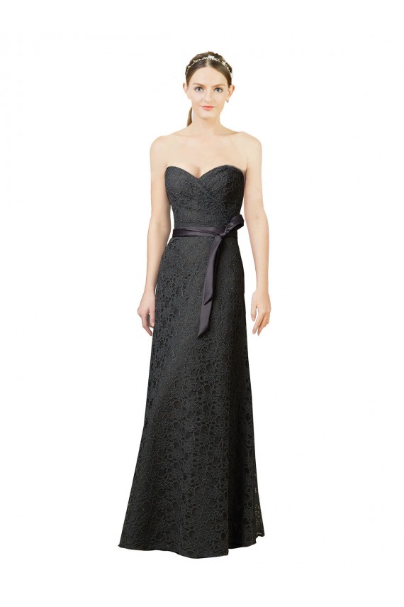 Sleeveless Sweetheart Lace Sheath Bridesmaid Dress Brighton