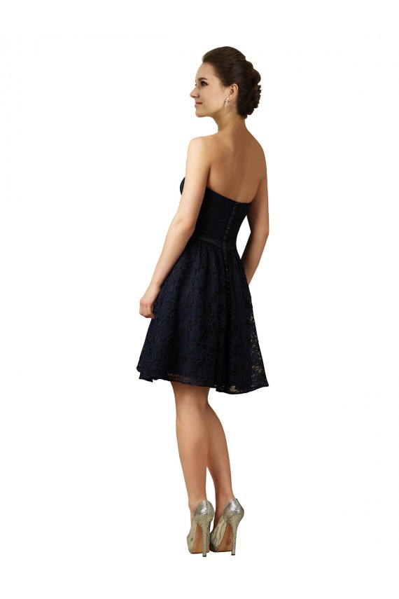 Sleeveless V-Neck Lace A-Line Bridesmaid Dress Brighton