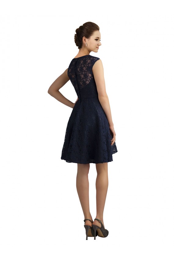 Sleeveless V-Neck Lace A-Line Bridesmaid Dress / Evening Dress Brighton