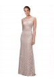 Sleeveless Illusion Neck Lace Mermaid Prom Dress / Bridesmaid Dress Brighton
