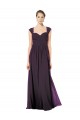 Sleeveless Sweetheart Keyhole Back Soft Chiffon & Lace A-Line Formal Dress / Bridesmaid Dress Brighton